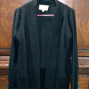 Black cardigan